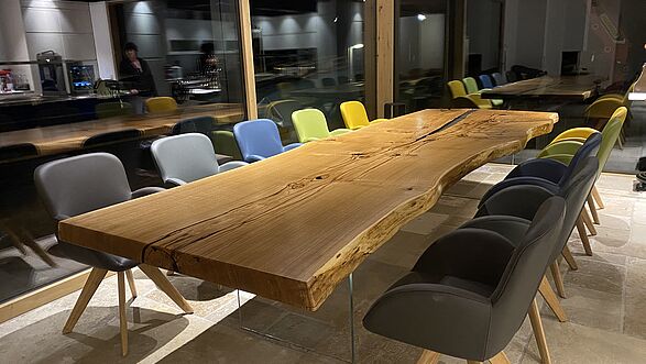 Esstisch designer Holz Epoxy Tisch Tisch mit Epoxiharz