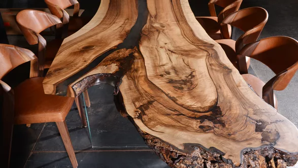 Table de tronc d'arbre par Stammdesign