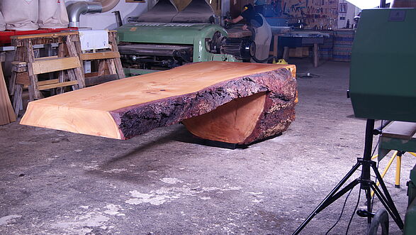 Stammdesign tronco legno natura tavolo tavolo da pranzo mobile